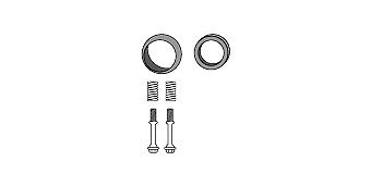 HJS Mounting Kit, catalytic converter Article number: 82 43 8157 cheaply