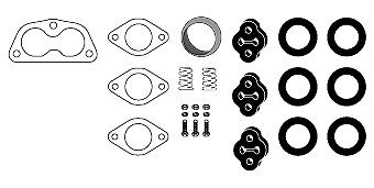 HJS Exhaust mounting kit Article number: 82 44 7496 cheaply