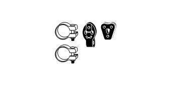 HJS Exhaust mounting kit Article number: 82 45 7847 cheaply
