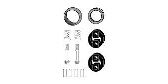 HJS Mounting Kit, catalytic converter Article number: 82 47 8318 cheaply