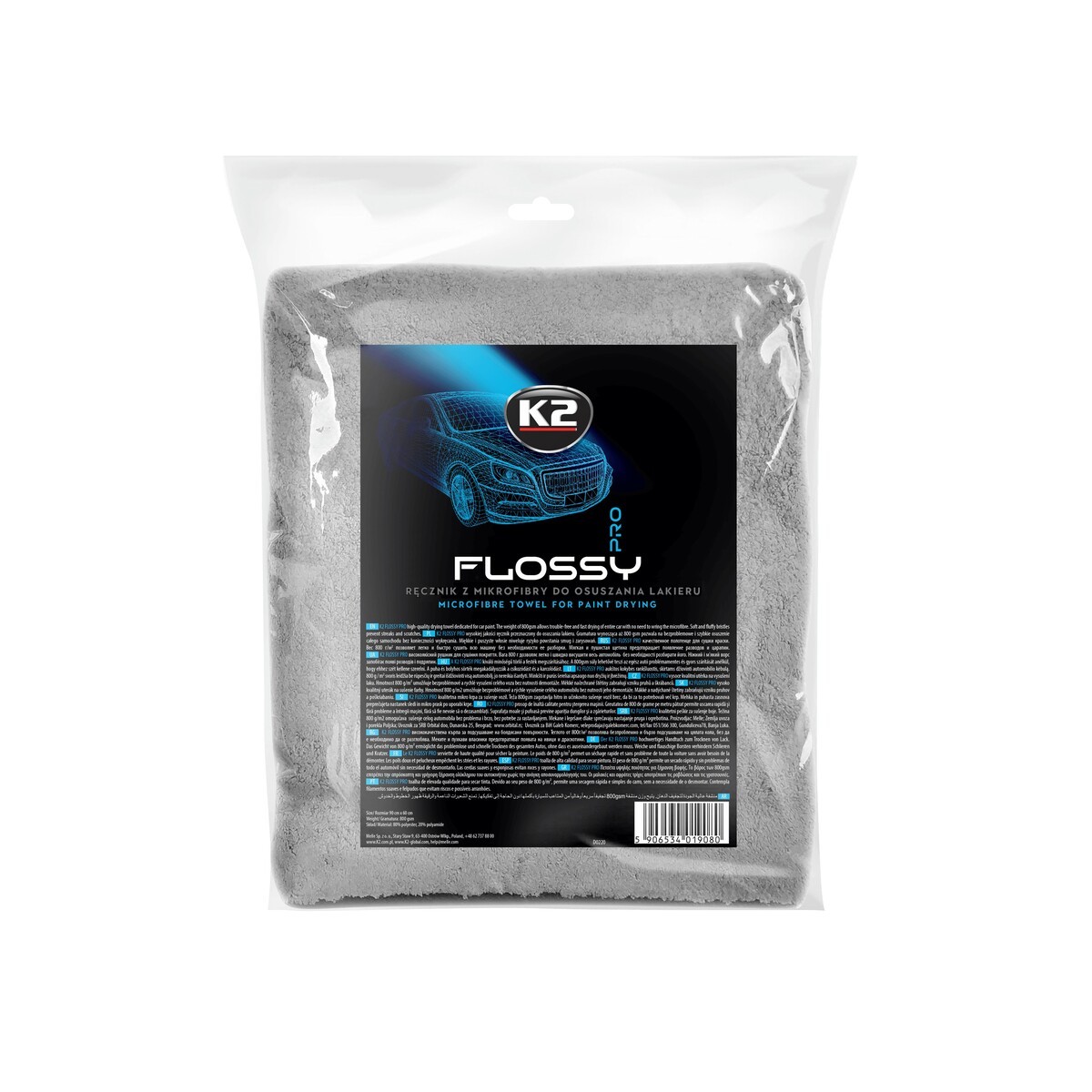 K2 Microfiberklud Flossy PRO Varenummer: D0220 billige
