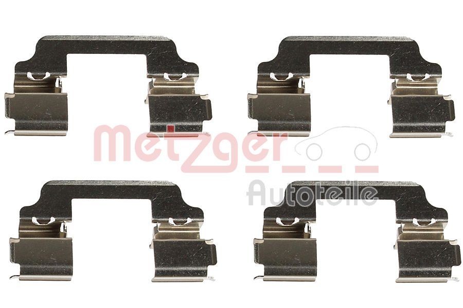 METZGER 109-0154 Priedų komplektas, diskinių stabdžių trinkelės X3 M 3.0 480 AG benzinas