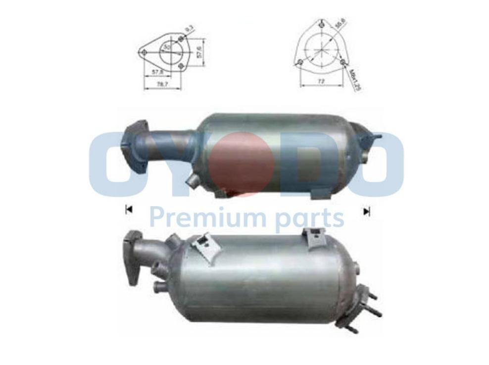 Oyodo Diesel particulate filter Article number: 20N0005-OYO cheaply