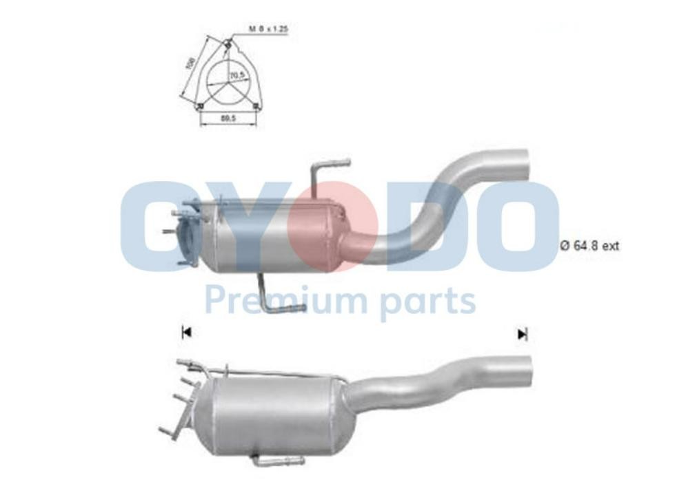 Oyodo Partikelfilter Varenummer: 20N0040-OYO billige