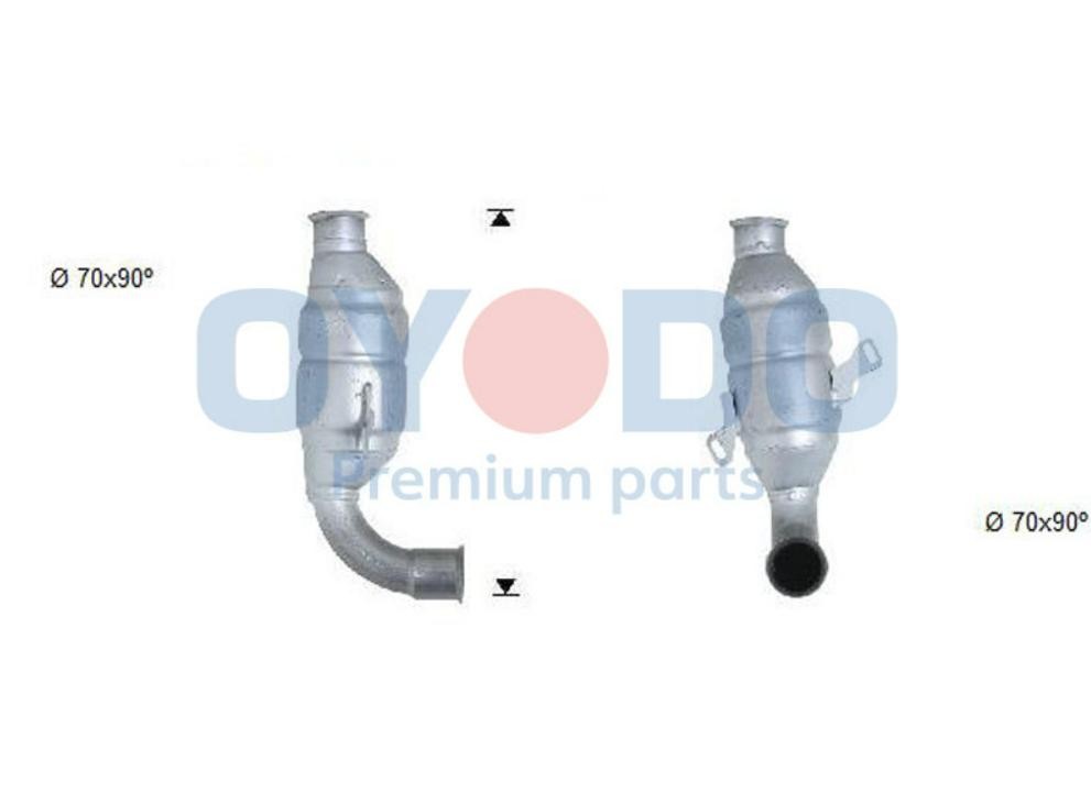 Oyodo Catalytic converter Article number: 20N0089-OYO cheaply
