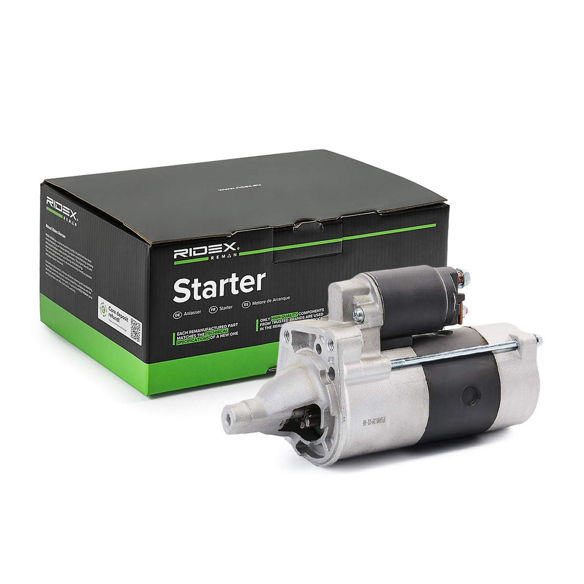 RIDEX REMAN Starter motor Article number: 2S0117R cheaply