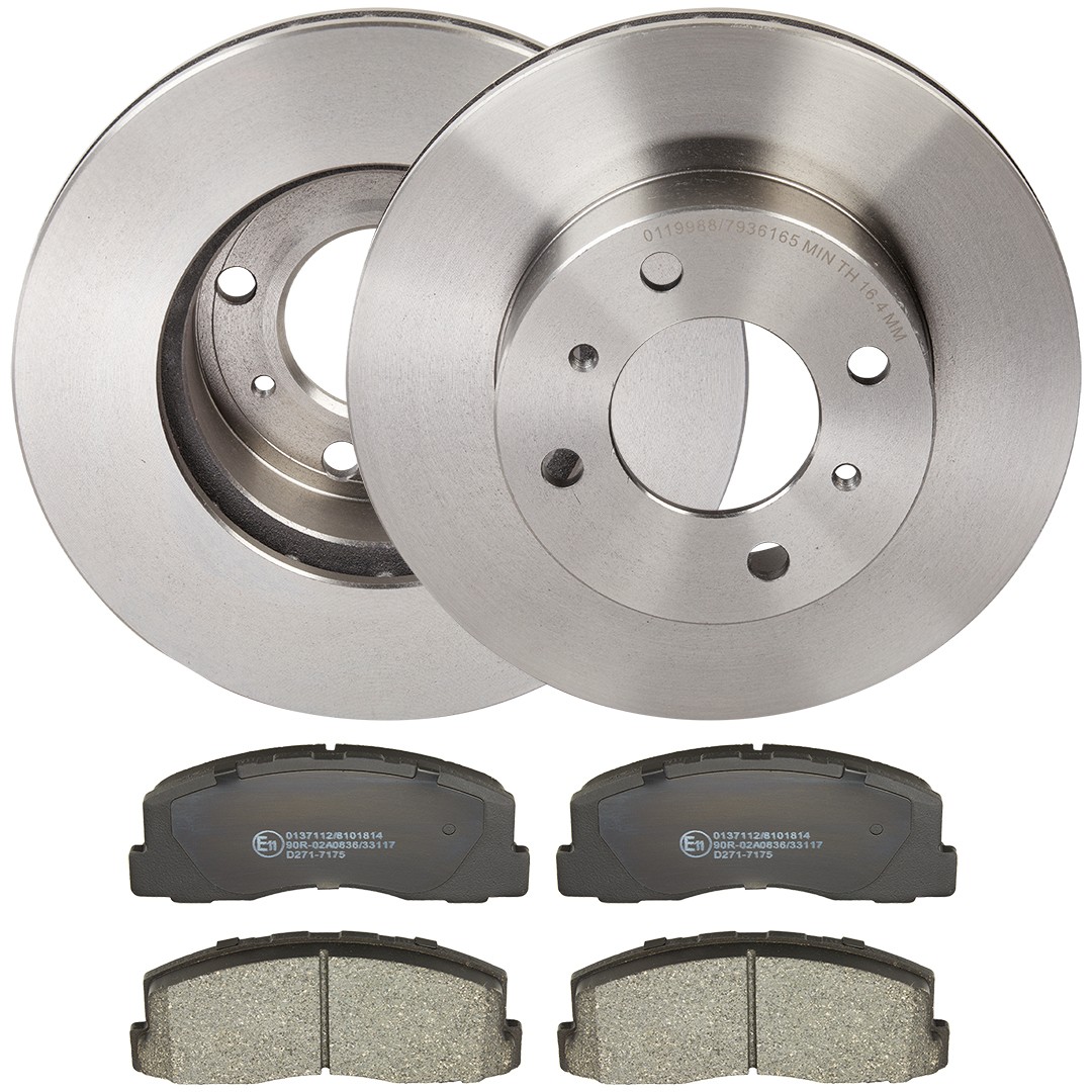 RIDEX Brake discs and pads set Article number: 3405B1951 cheaply