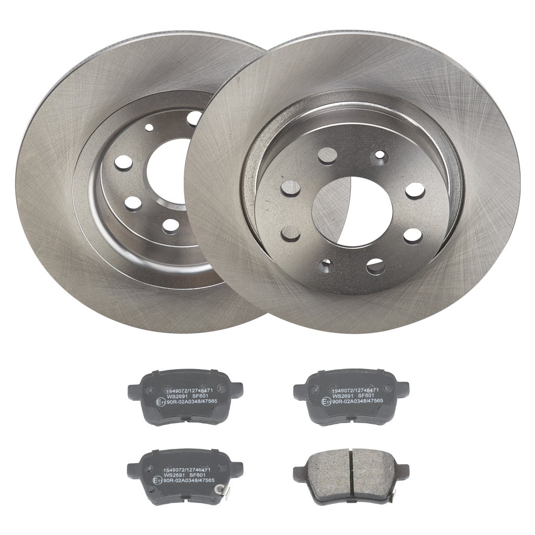 RIDEX Brake discs and pads set Article number: 3405B2189 cheaply