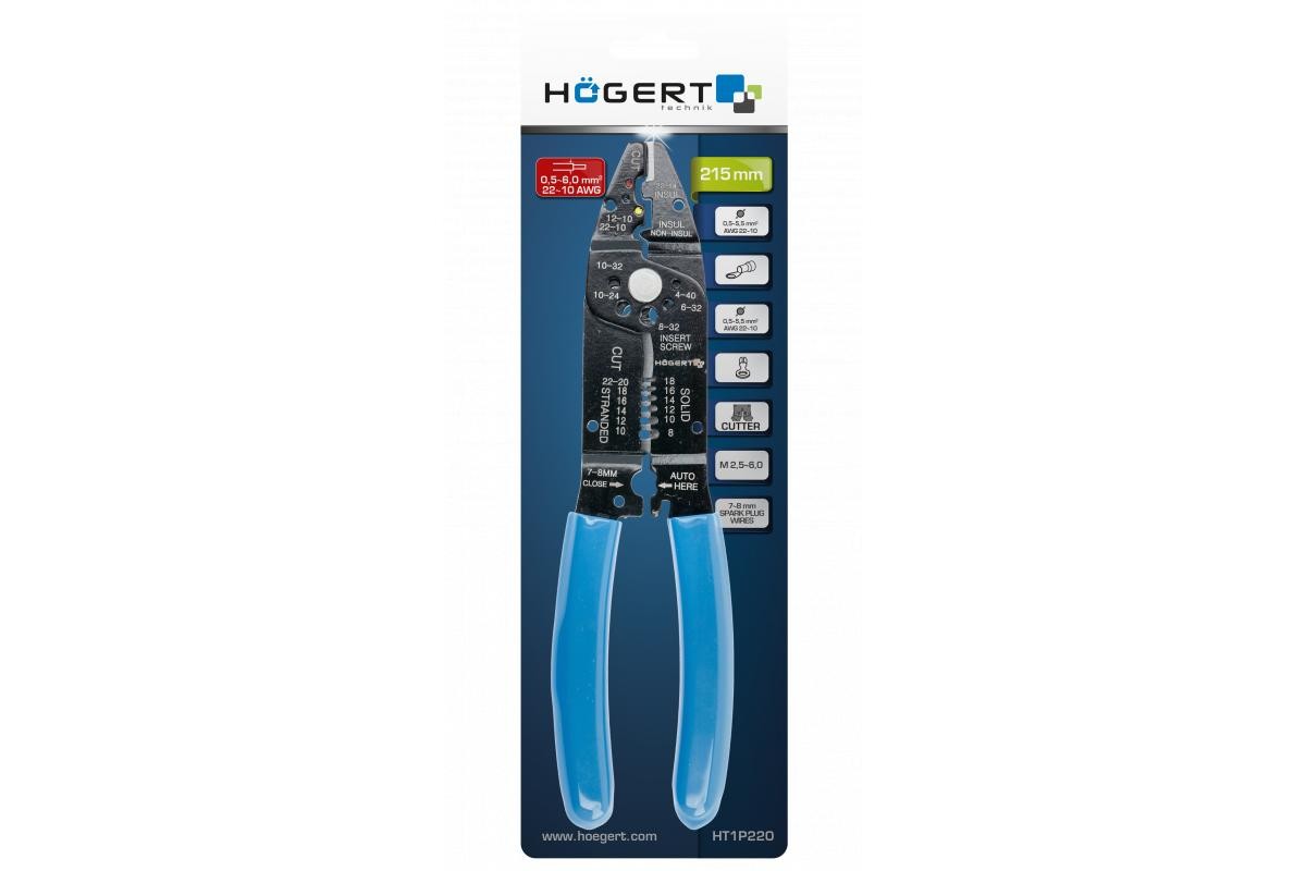 Hogert Technik Crimptang Varenummer: HT1P220 billige