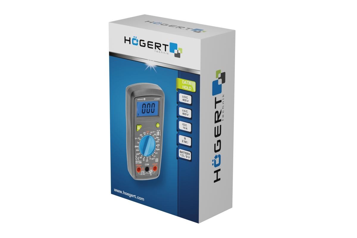 Hogert Technik Multimeter Varenummer: HT1E602 billige