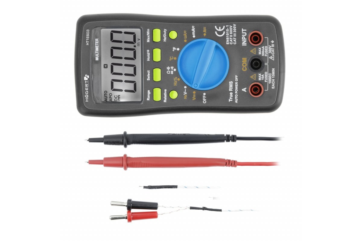 Hogert Technik Multimeter Varenummer: HT1E603 billige