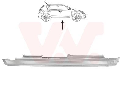 VAN WEZEL Panel Varenummer: 8353104 billige