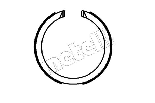 METELLI Handbrake shoes Article number: 53-0712 cheaply
