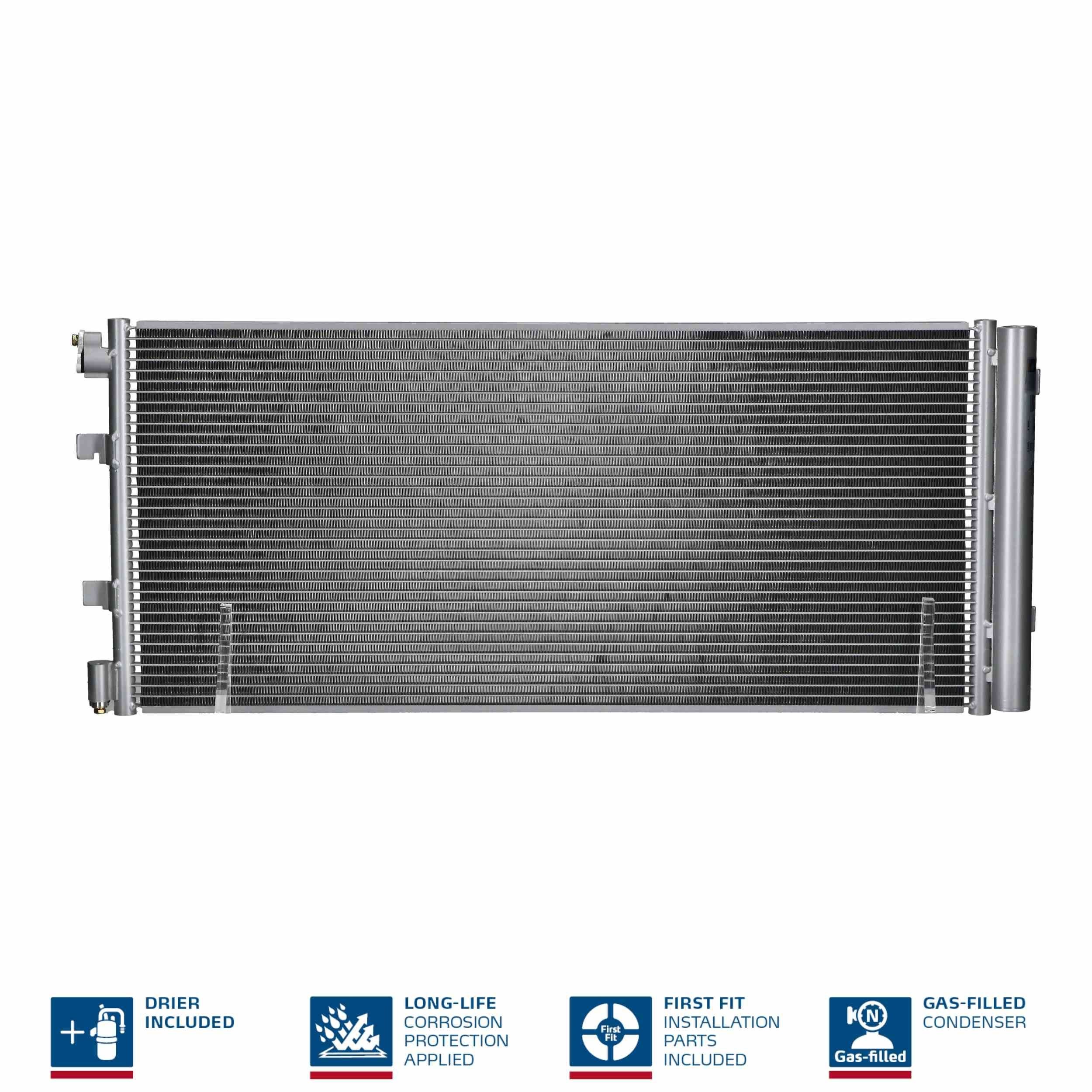 NISSENS Air conditioning condenser Article number: 940158 cheaply