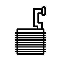 NRF Air conditioning evaporator Article number: 36189 cheaply