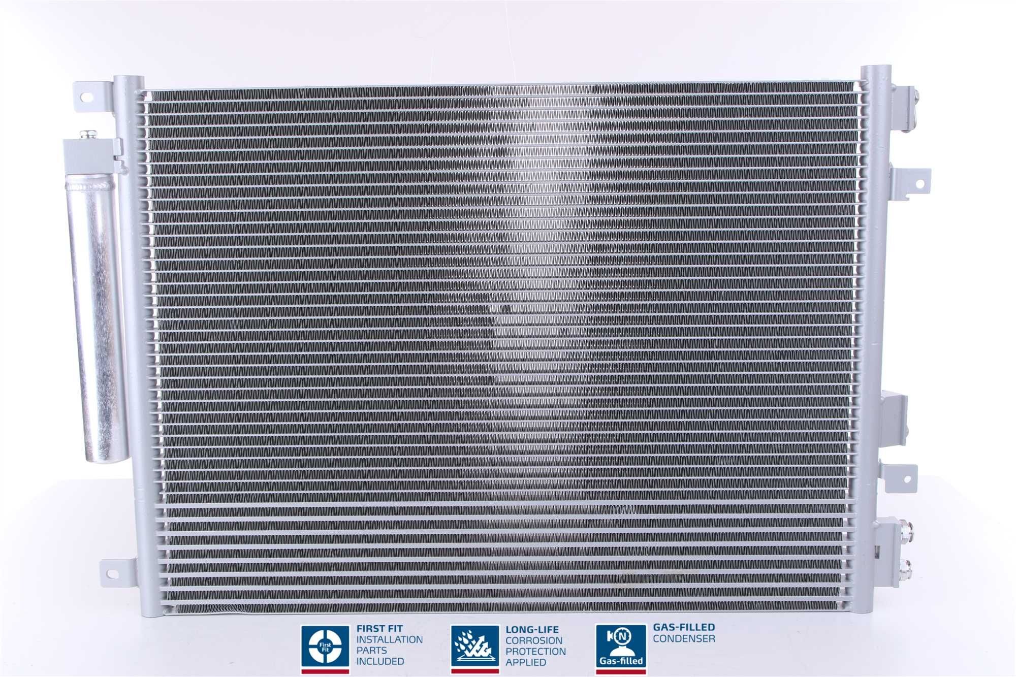 NISSENS Air conditioning condenser Article number: 94874 cheaply