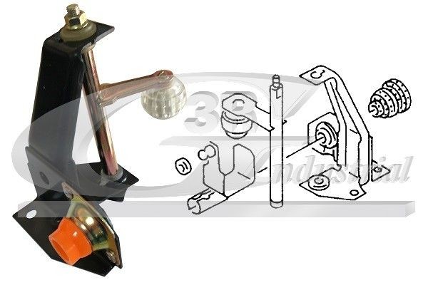 3RG Mounting, manual transmission support Article number: 23747 cheaply