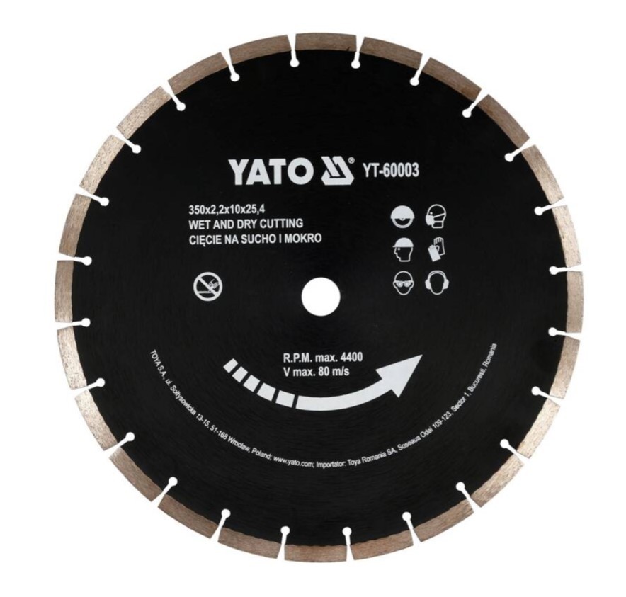 YATO Mellomleggsskive, vinkelsliper artikkelnummer: YT-60003 billig