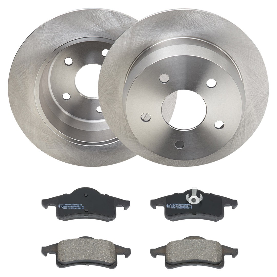 RIDEX Brake discs and pads set Article number: 3405B2325 cheaply
