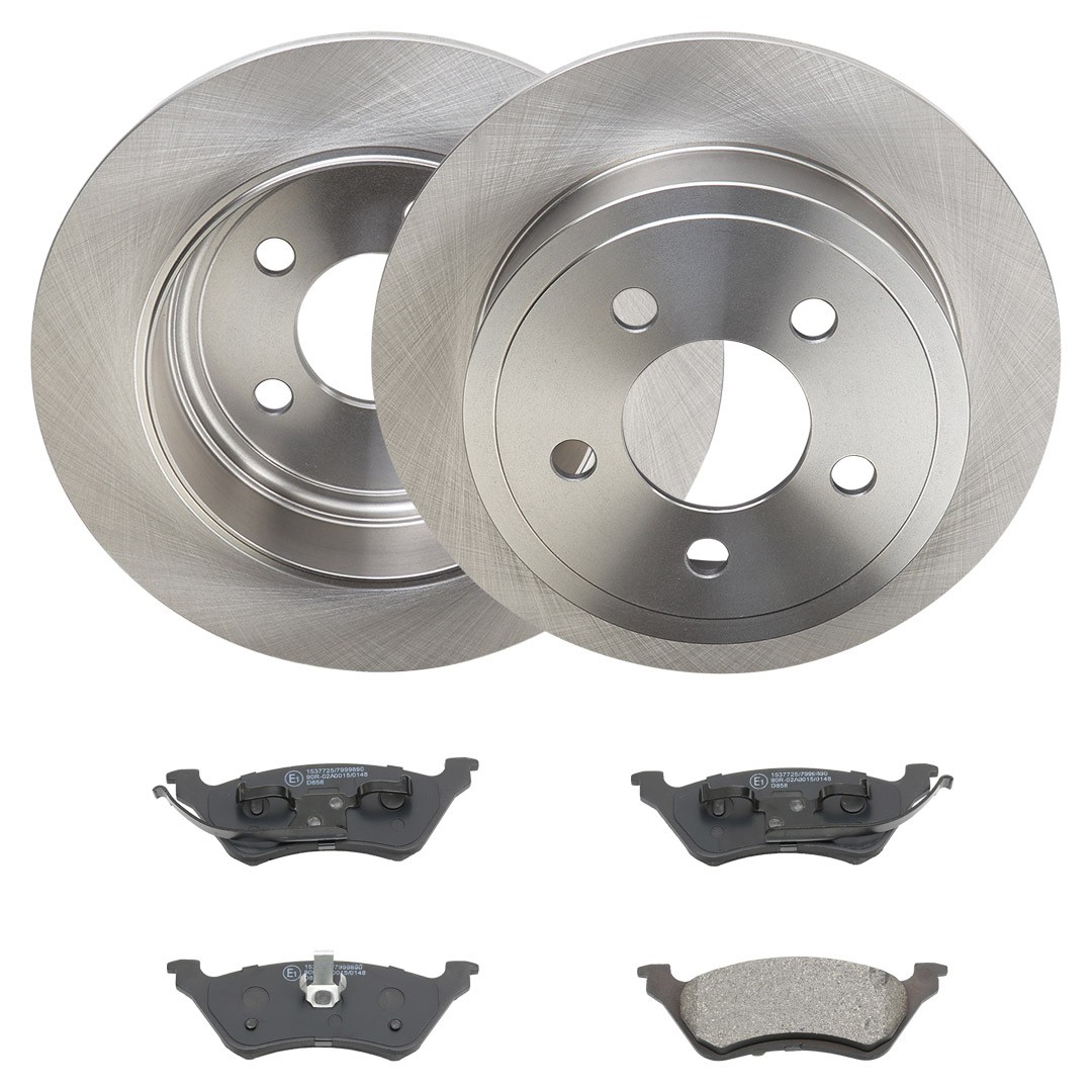 RIDEX Brake discs and pads set Article number: 3405B2419 cheaply