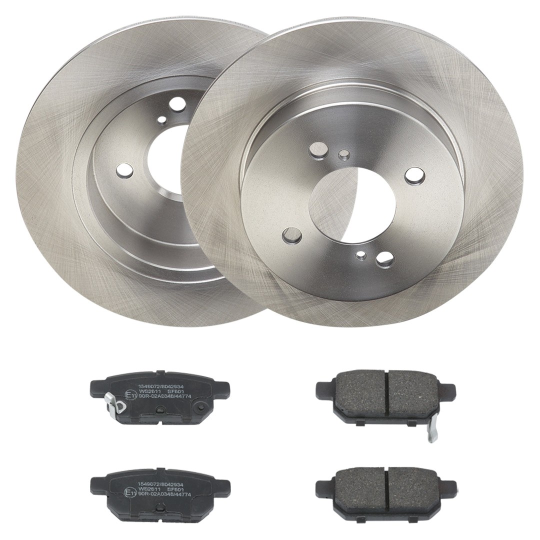 RIDEX Brake discs and pads set Article number: 3405B2434 cheaply