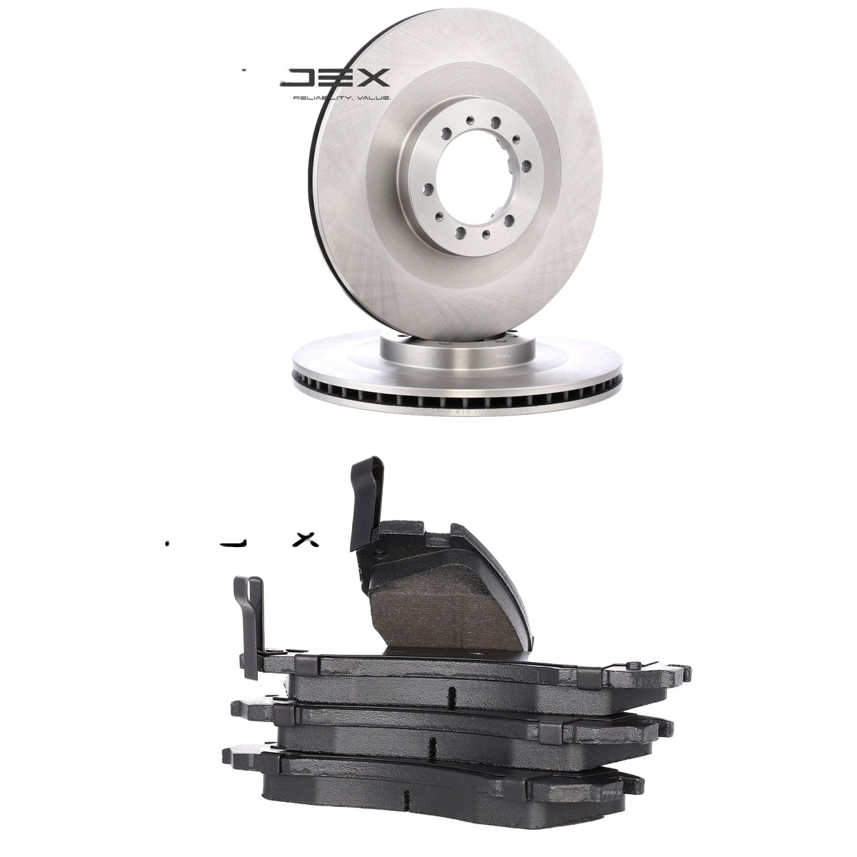 RIDEX Brake discs and pads set Article number: 3405B2600 cheaply