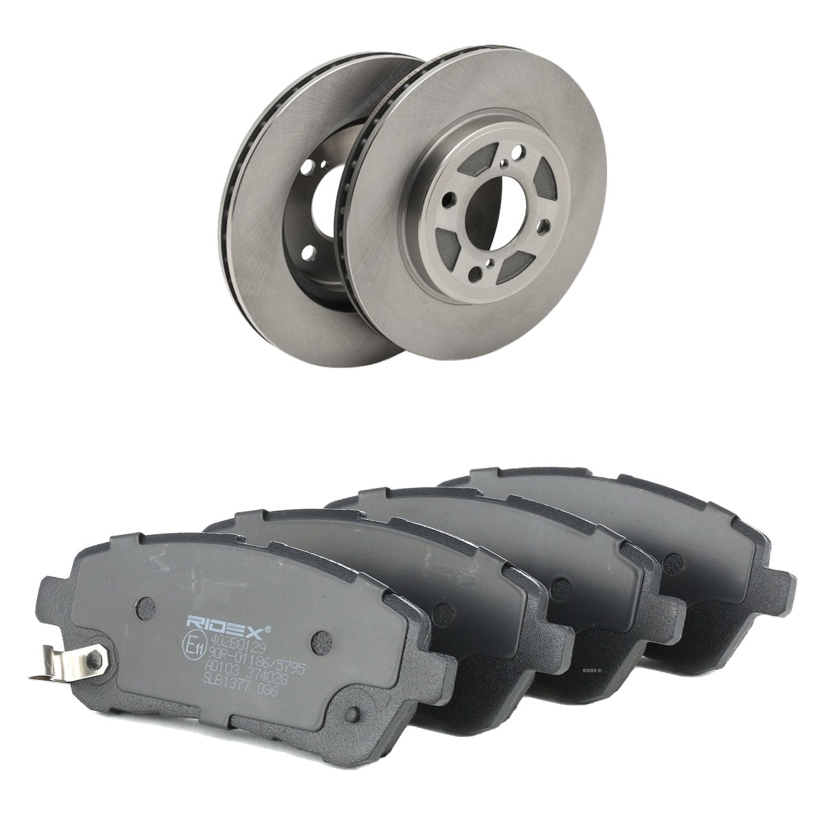 RIDEX Brake discs and pads set Article number: 3405B2946 cheaply