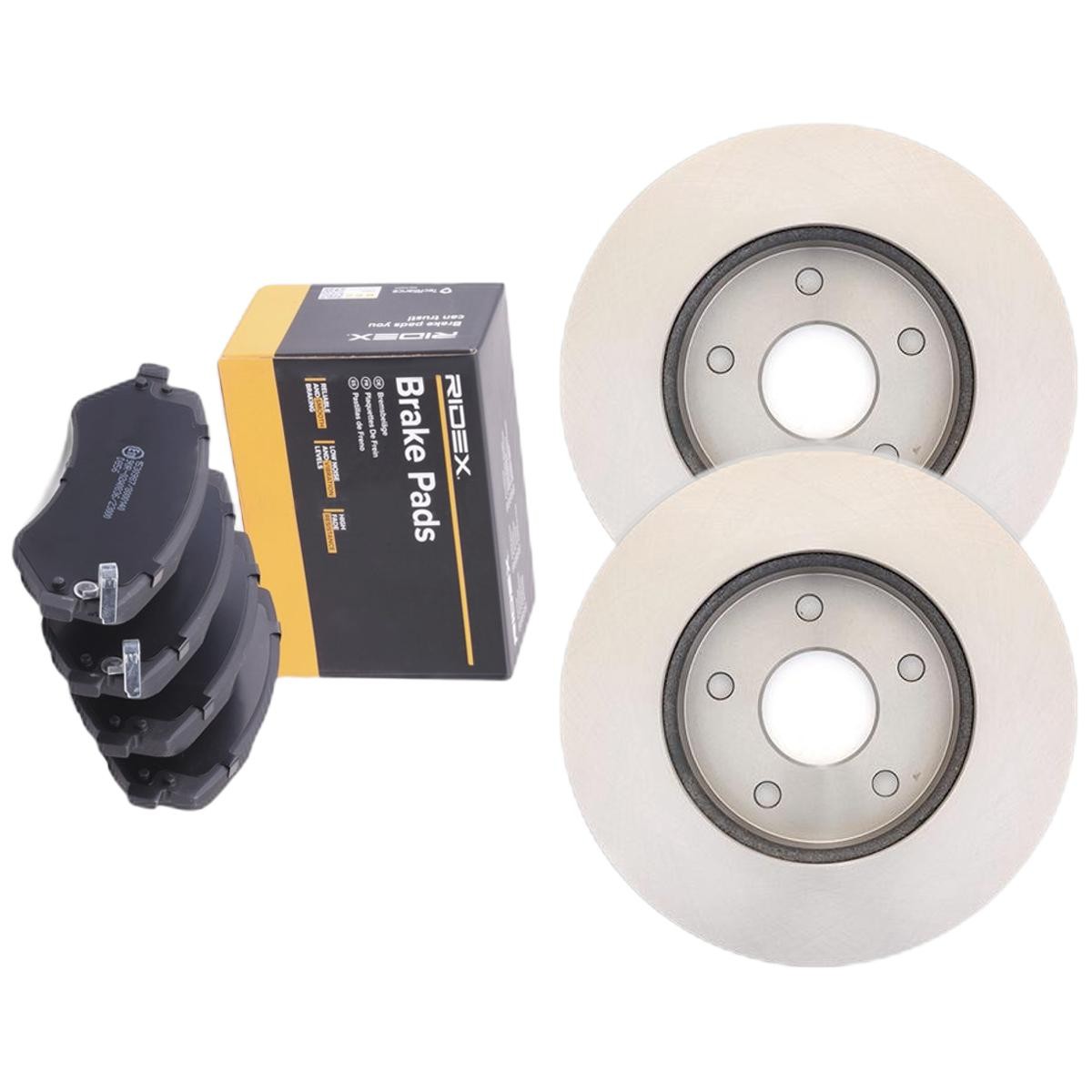 RIDEX Brake discs and pads set Article number: 3405B2999 cheaply