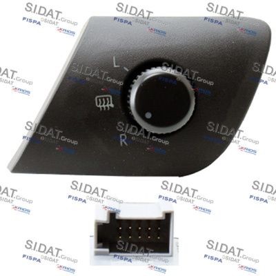 SIDAT 640451A2 Switch, mirror adjustment FABIA 1.4 16V 80 PS Petrol 2007