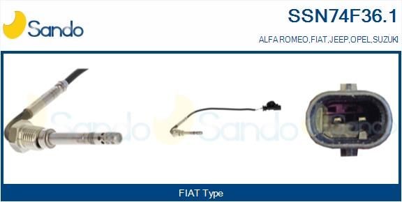 SANDO STK73020.7 Remondikomplekt, kompressor RAPID 1.2 75 HP Bensiin 2019