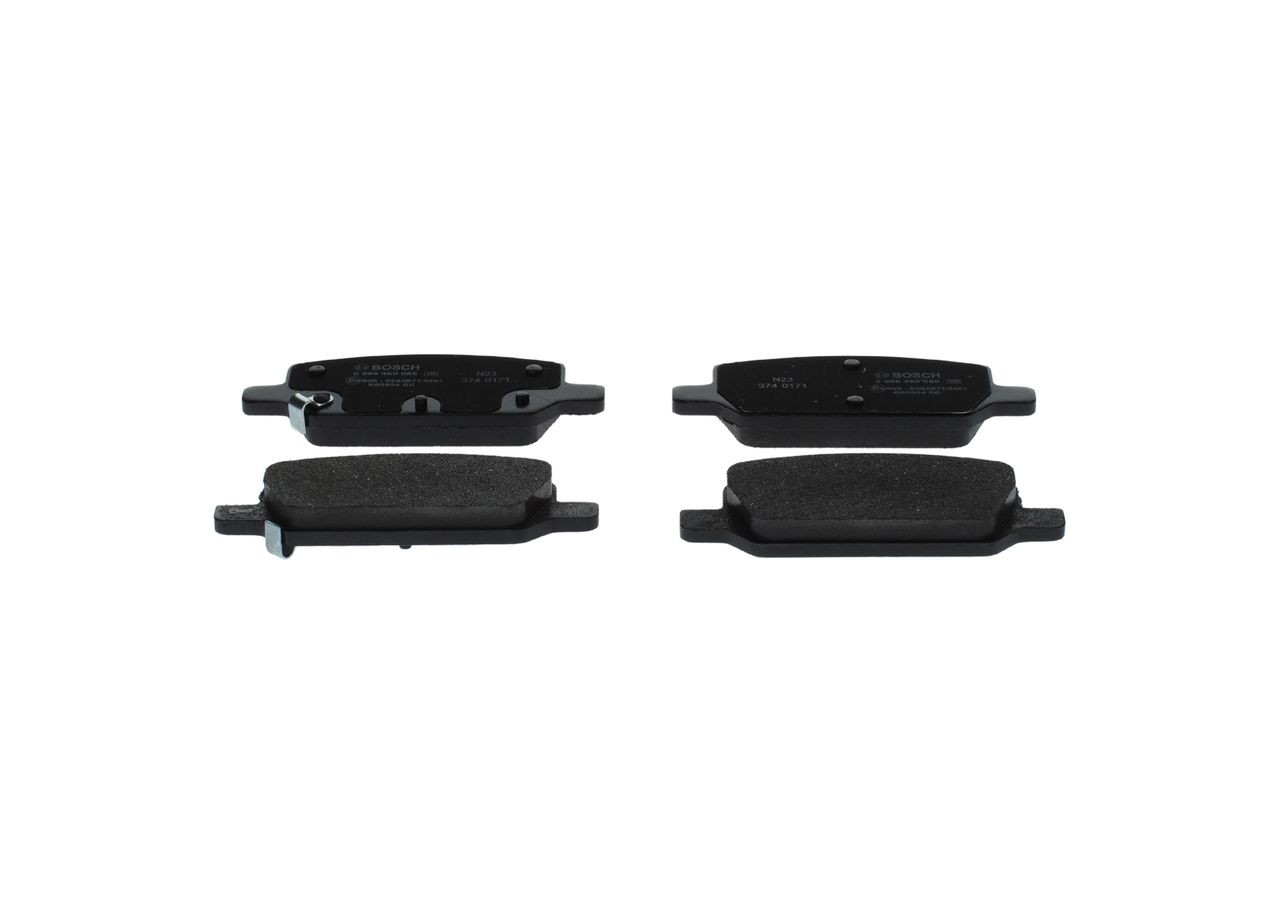 BOSCH Brake pad set Article number: 0 986 460 086 cheaply