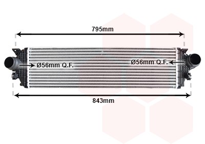 VAN WEZEL Intercooler Article number: 18014745 cheaply