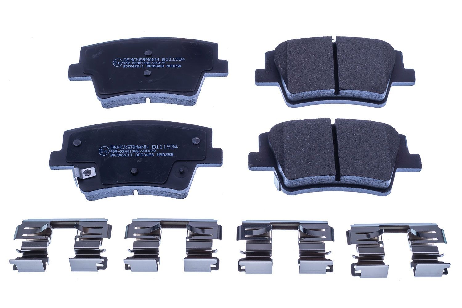 DENCKERMANN Brake pad set Article number: B111534 cheaply