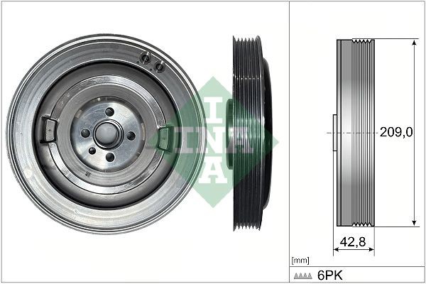 INA Crankshaft pulley Article number: 544 0514 10 cheaply