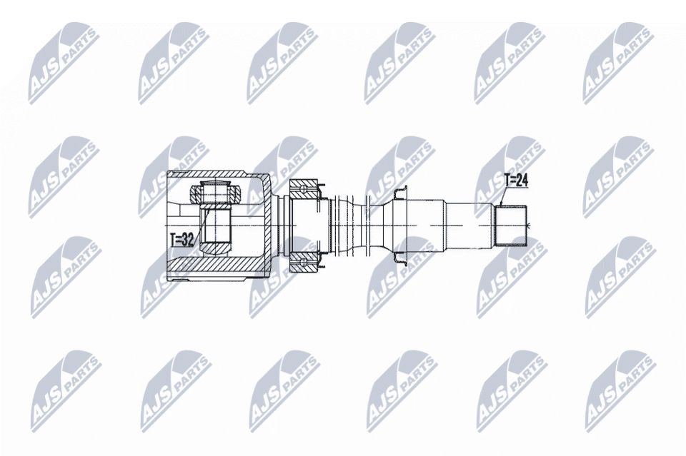 NTY Joint kit, drive shaft Article number: NPW-TY-084 cheaply