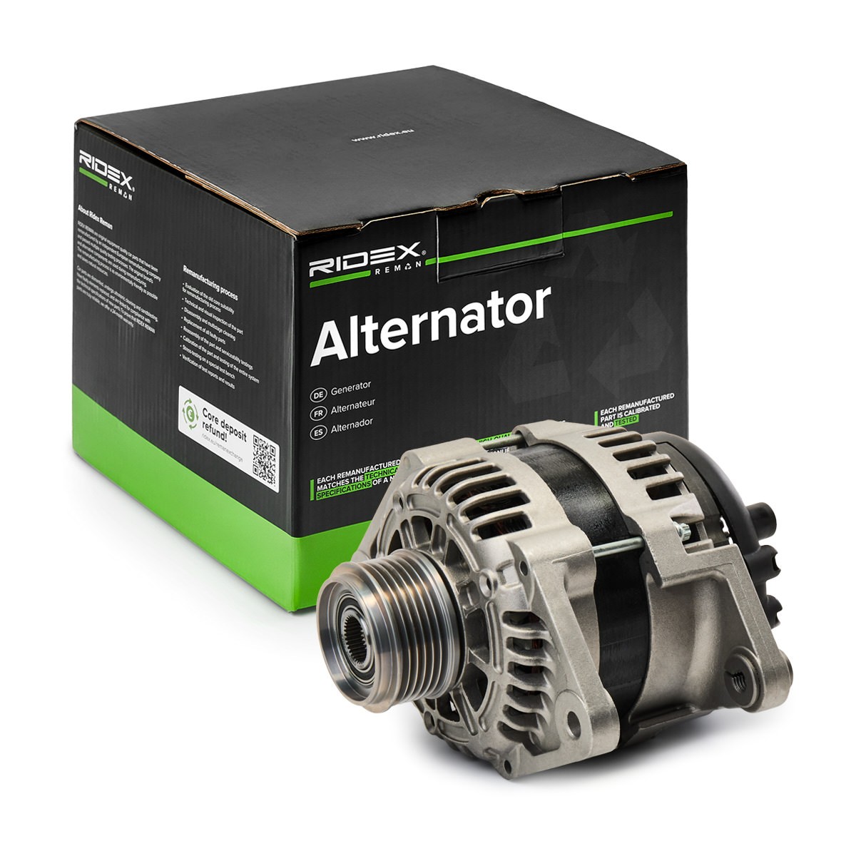 RIDEX REMAN Alternator Article number: 4G0825R cheaply