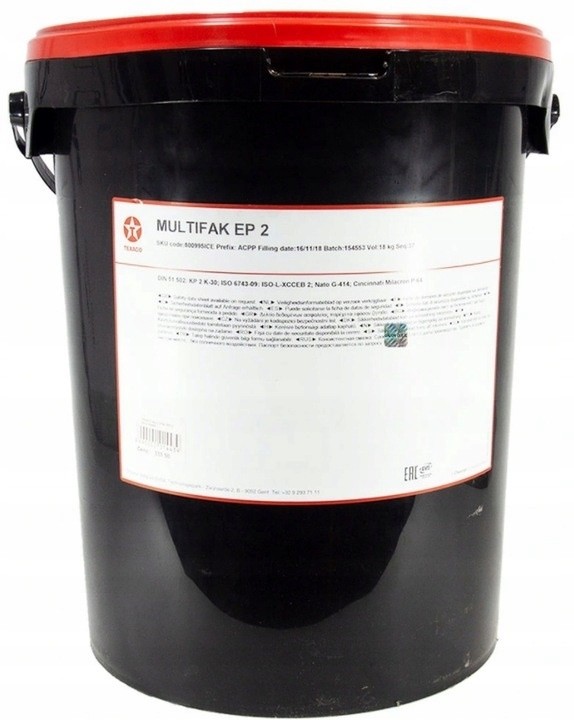 TEXACO Fedt Multifac, EP-2 Varenummer: 800995ICE billige