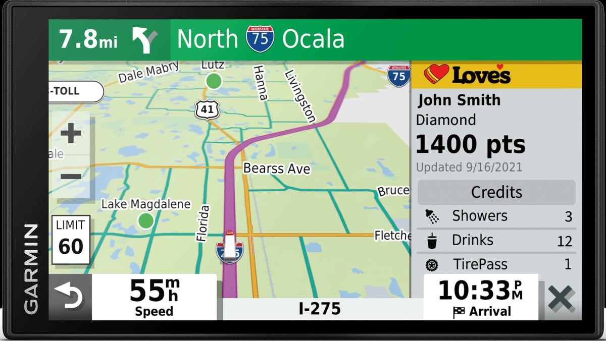 GARMIN Navigation LGV710, EU MT-D Truck Navi Varenummer: 010-02739-10 billige