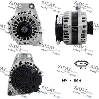 SIDAT Generator Varenummer: A12GN1331 billige