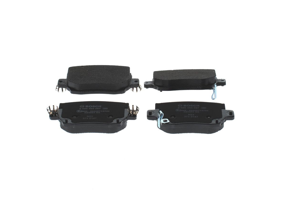 BOSCH Brake pad set Article number: 0 986 460 087 cheaply