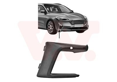 VAN WEZEL 1949584 Bumper moulding FOCUS 1.5 EcoBlue 95 PS Diesel