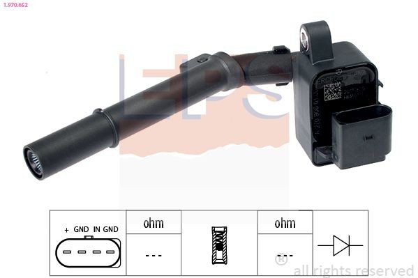 EPS Ignition coil Article number: 1.970.652 cheaply