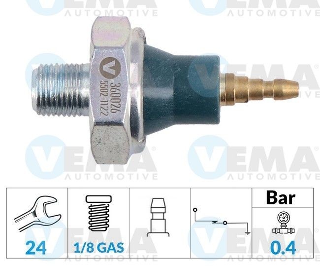 VEMA Oil Pressure Switch Article number: 360026 cheaply