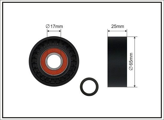 CAFFARO Tensioner pulley Article number: 500706 cheaply