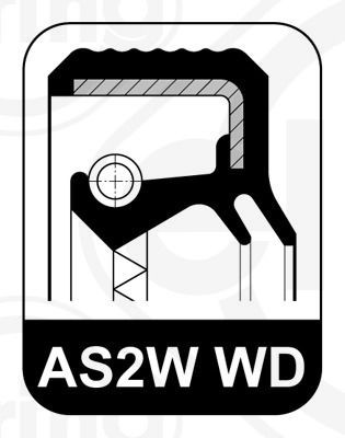 ELRING Shaft Seal, wheel hub Article number: 043.990 cheaply