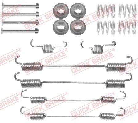 QUICK BRAKE 105-0057 Lisakomplekt, Piduriklotsid ASX 1.3 MHEV (VSXG3) 140 HP Bensiin/elekter