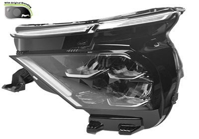VAN WEZEL Headlight Article number: 0989965V cheaply