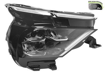 VAN WEZEL Headlight Article number: 0989966V cheaply
