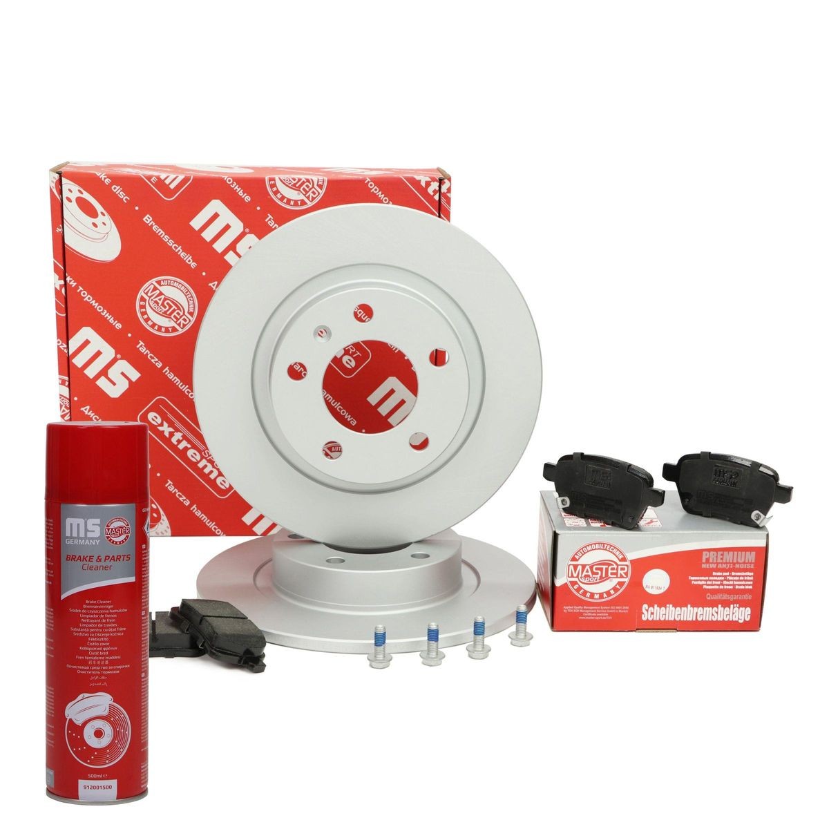 MASTER-SPORT Brake discs and pads set Article number: 201003470P cheaply
