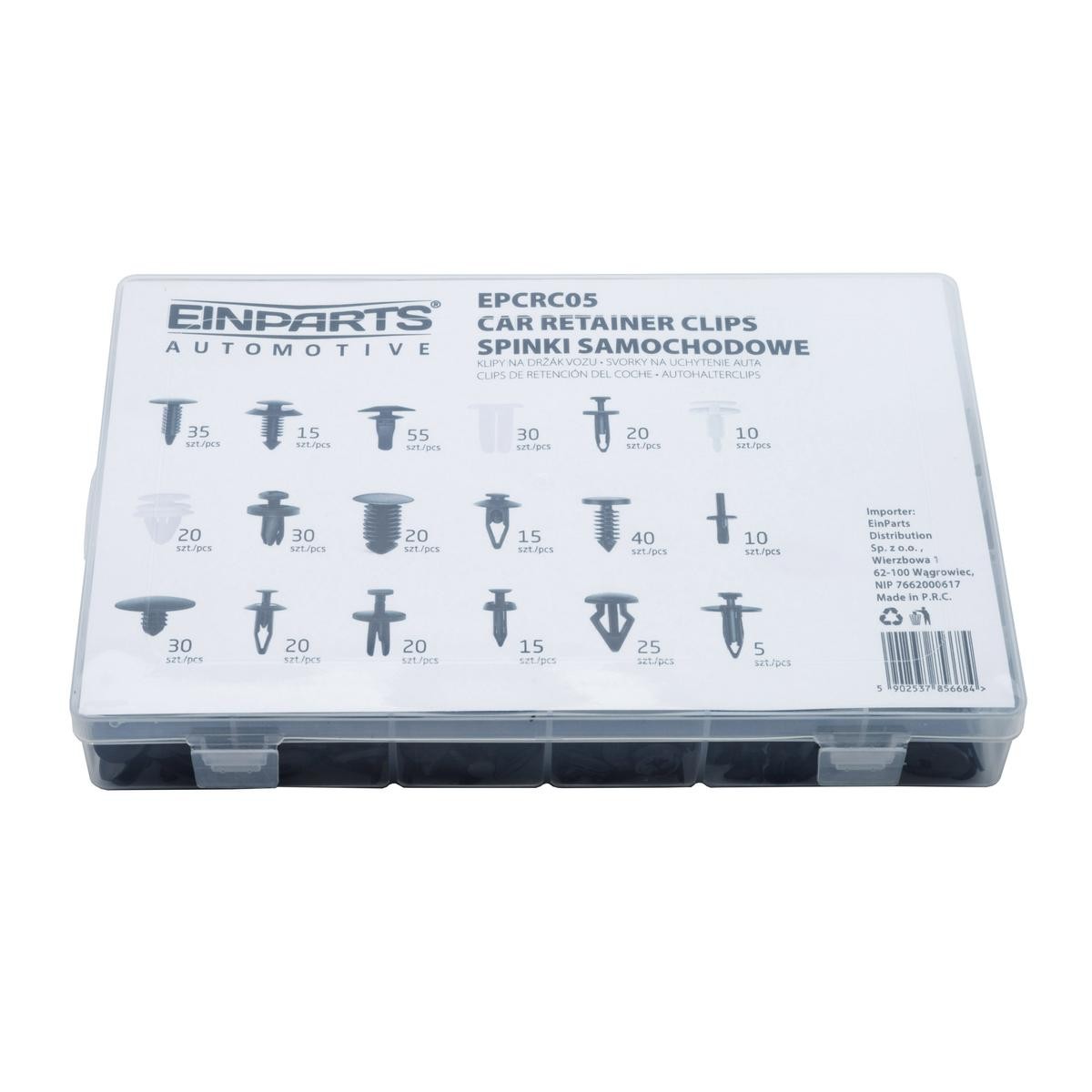 EINPARTS EPCRC05 Holding Clip Set, body LANCER 1.8 GTi 16V 136 PS Petrol 1994